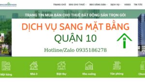 cần Dịch vụ cho thuê mặt bằng quận 10.