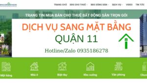 cần dịch vụ môi giới cho thuê mặt bằng quận 11