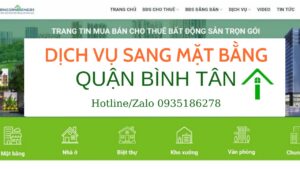 Cần dịch vụ môi giới cho thuê mặt bằng quận Bình Tân